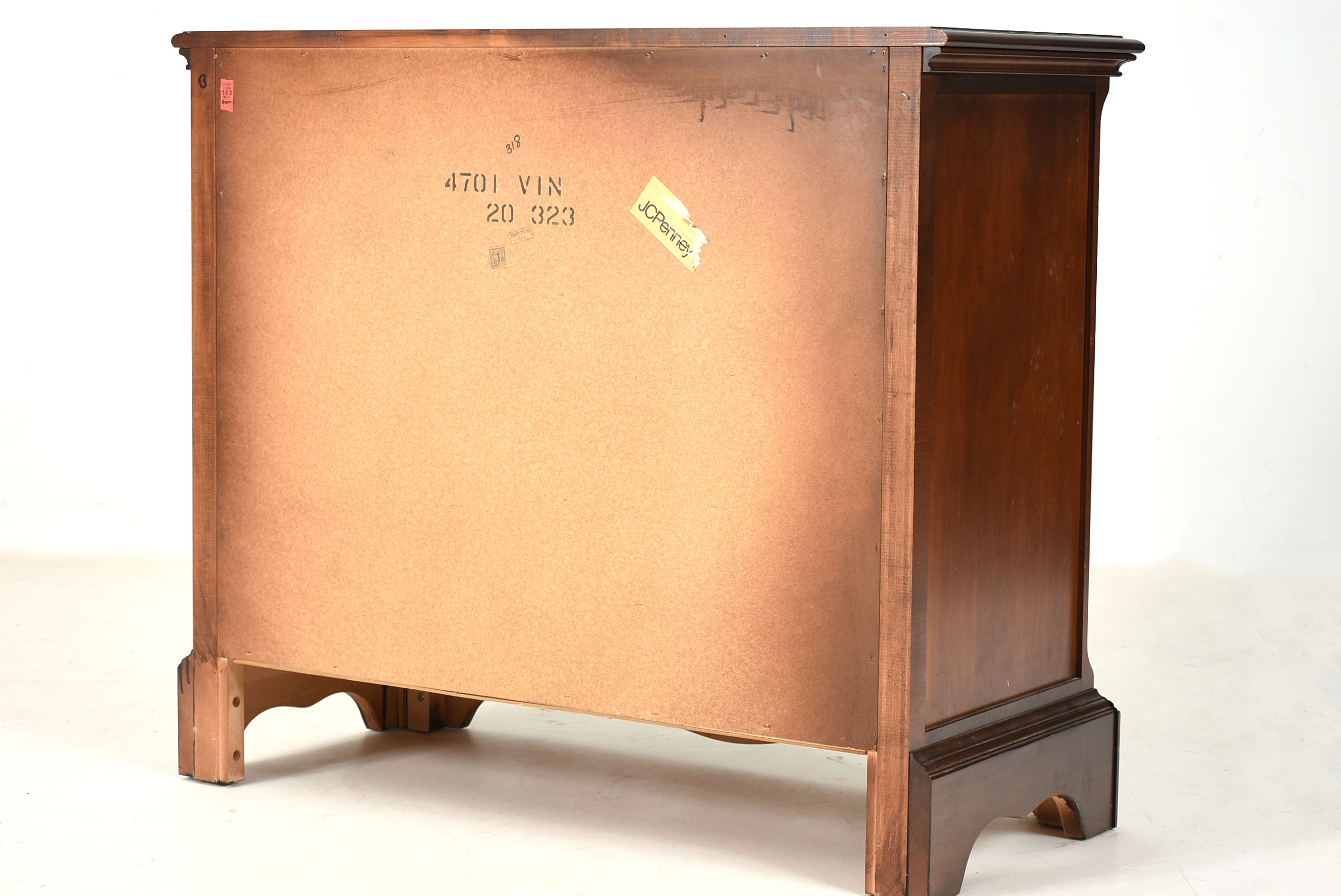 Mahogany Finish Three Drawer Dresser for Little Folks Furniture