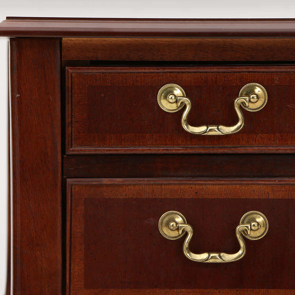 Queen Anne Style Mahogany Finish Desk