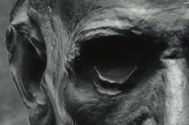 Edward Steichen Gelatin Silver Print "Life Mask of Abe Lincoln"