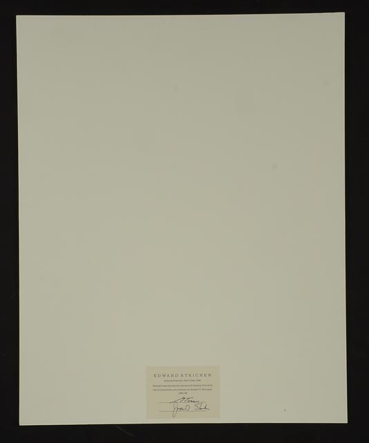 Edward Steichen Gelatin Silver Print "Life Mask of Abe Lincoln"