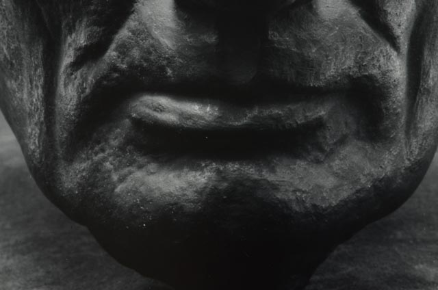 Edward Steichen Gelatin Silver Print "Life Mask of Abe Lincoln"