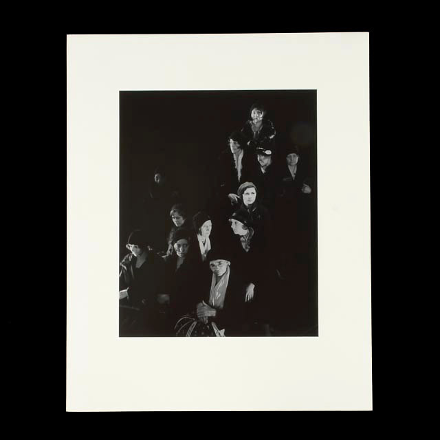 Edward Steichen Gelatin Silver Print "Homeless Women: The Depression"