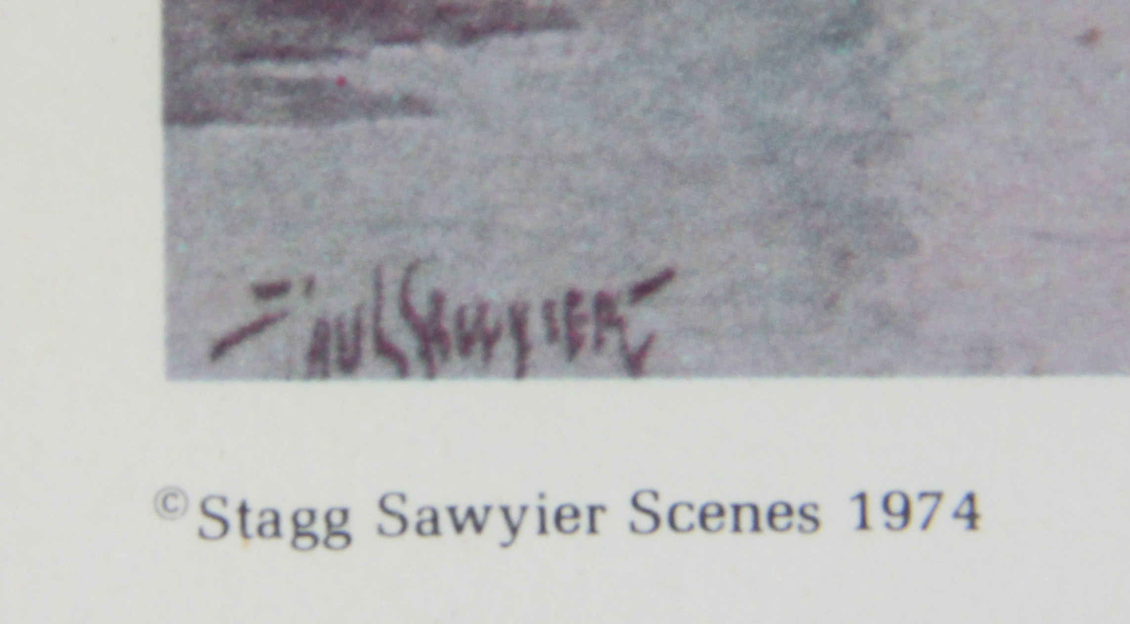 Limited Edition Offset Lithograph "Old Stagg Distillery" after Paul Sawyier