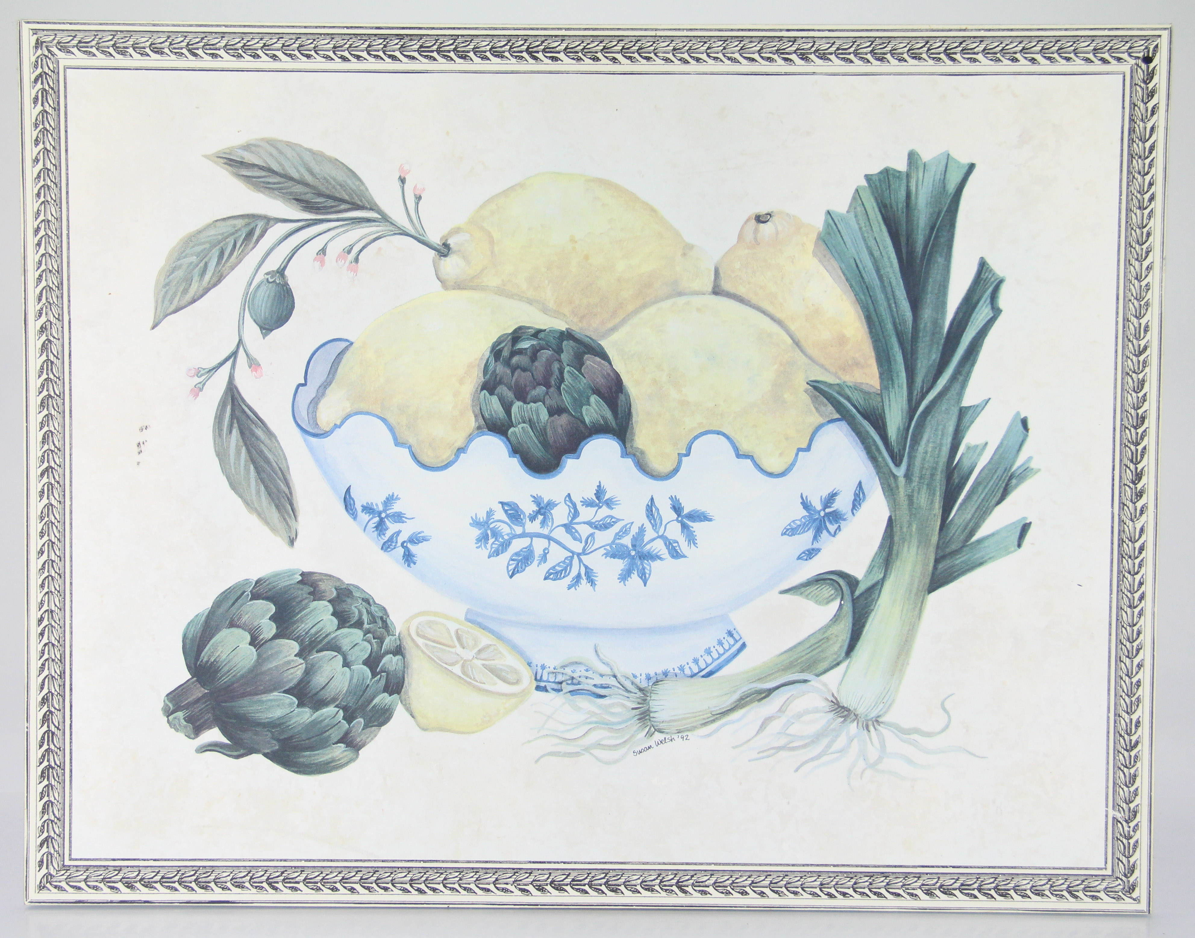 Susan Welch Offset Lithographs on Wood