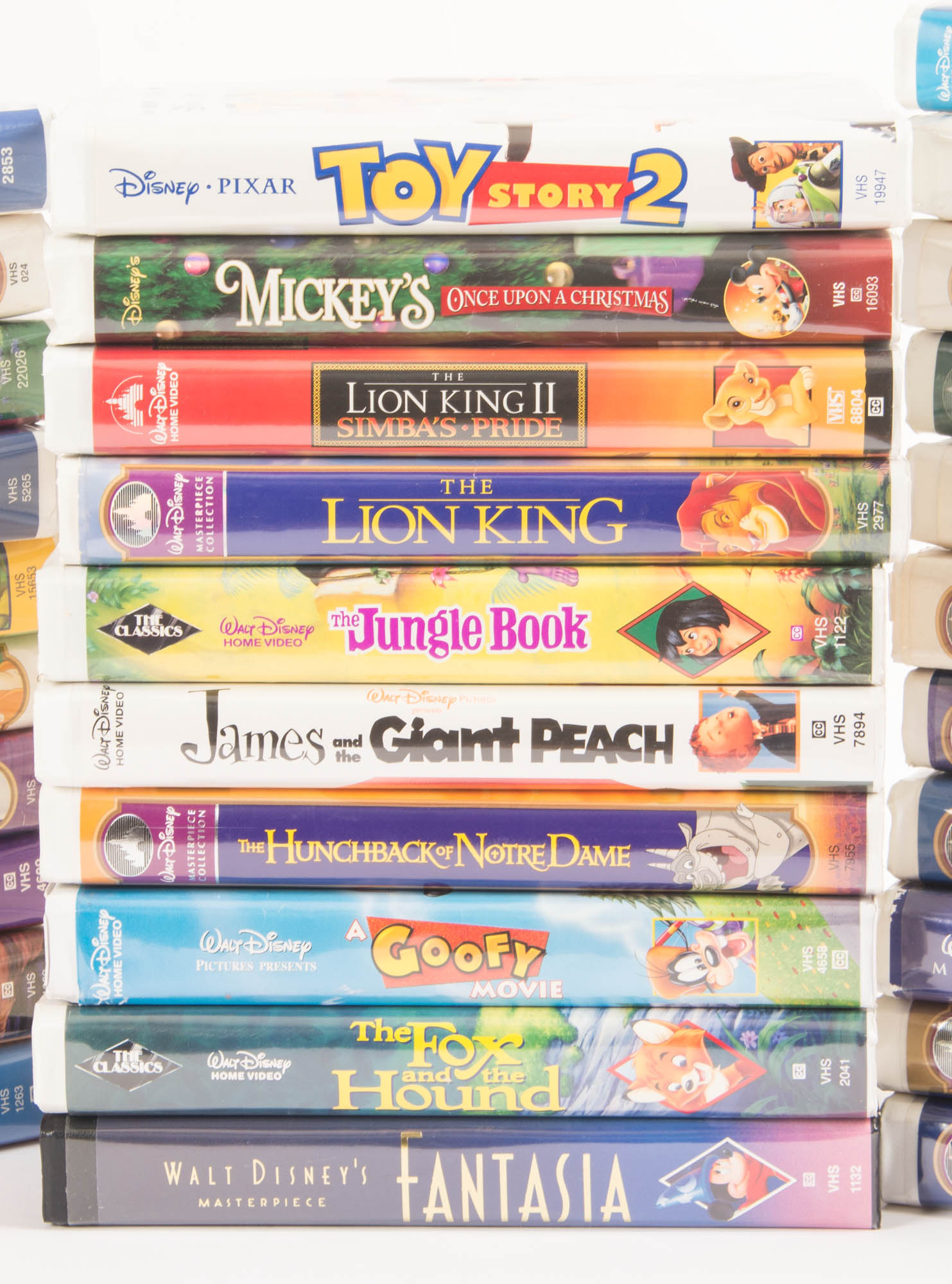 Collection of Animated Disney VHS