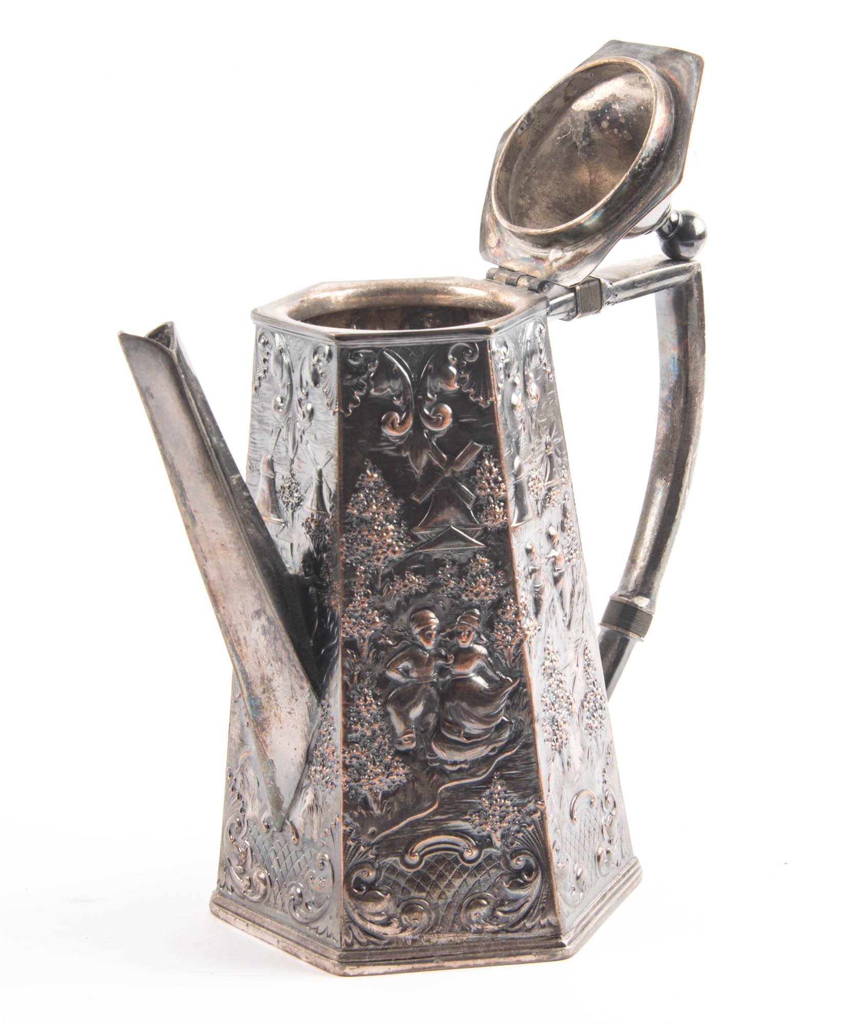 Antique E. G. Webster & Son Silver-plated Tea Service