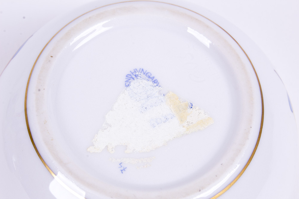 Set of Herend Hungary Rothschild and Bouquet de Tulipe Vessels