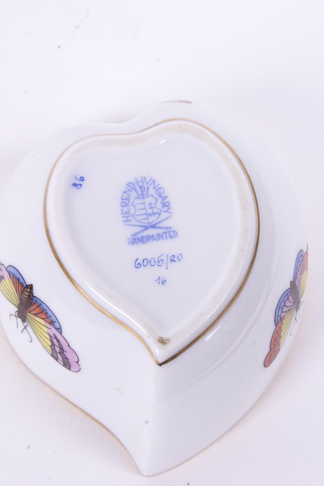 Set of Herend Hungary Rothschild and Bouquet de Tulipe Vessels