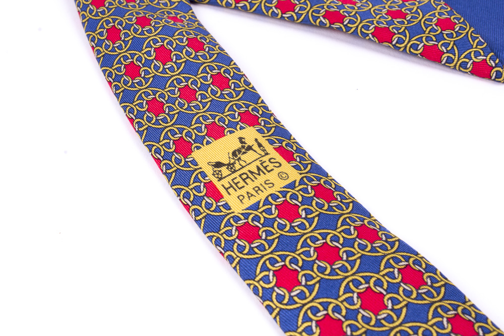 Hermes Silk Necktie