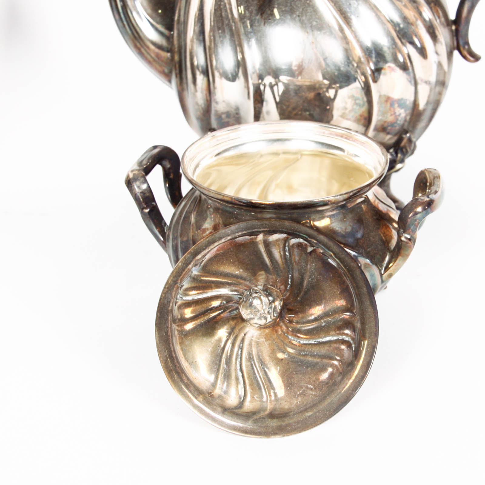 Floreat Alpaca Imitation Silverplate Tea Service Set