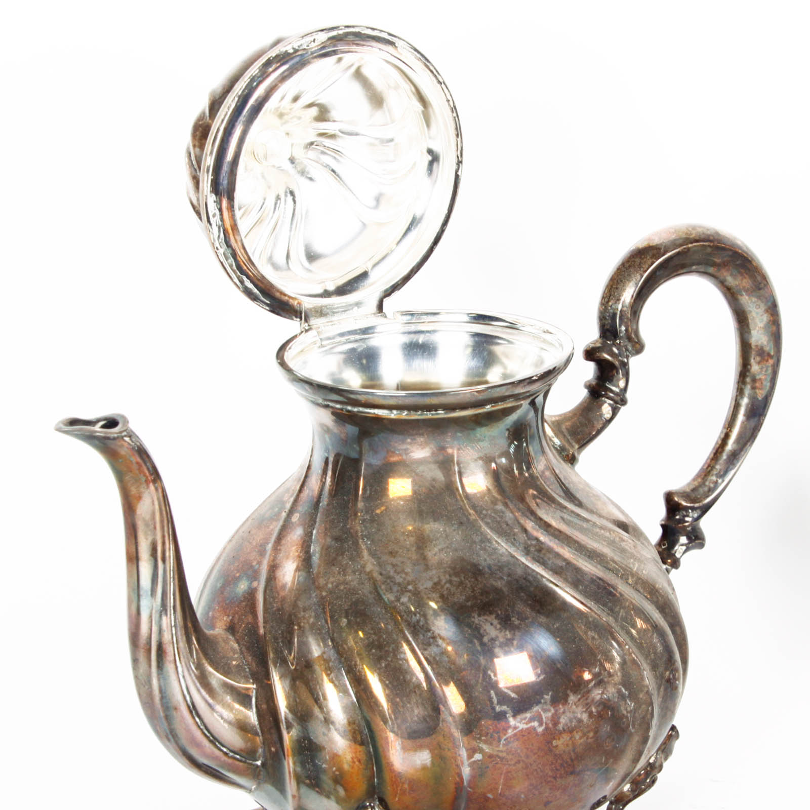 Floreat Alpaca Imitation Silverplate Tea Service Set