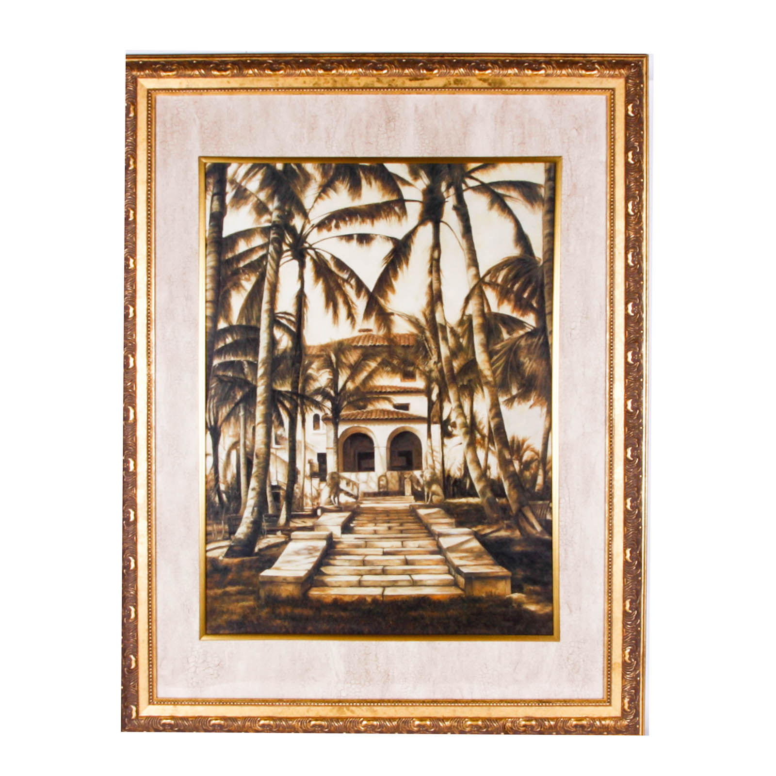 David Parks "Entry to Villa" Framed Giclée