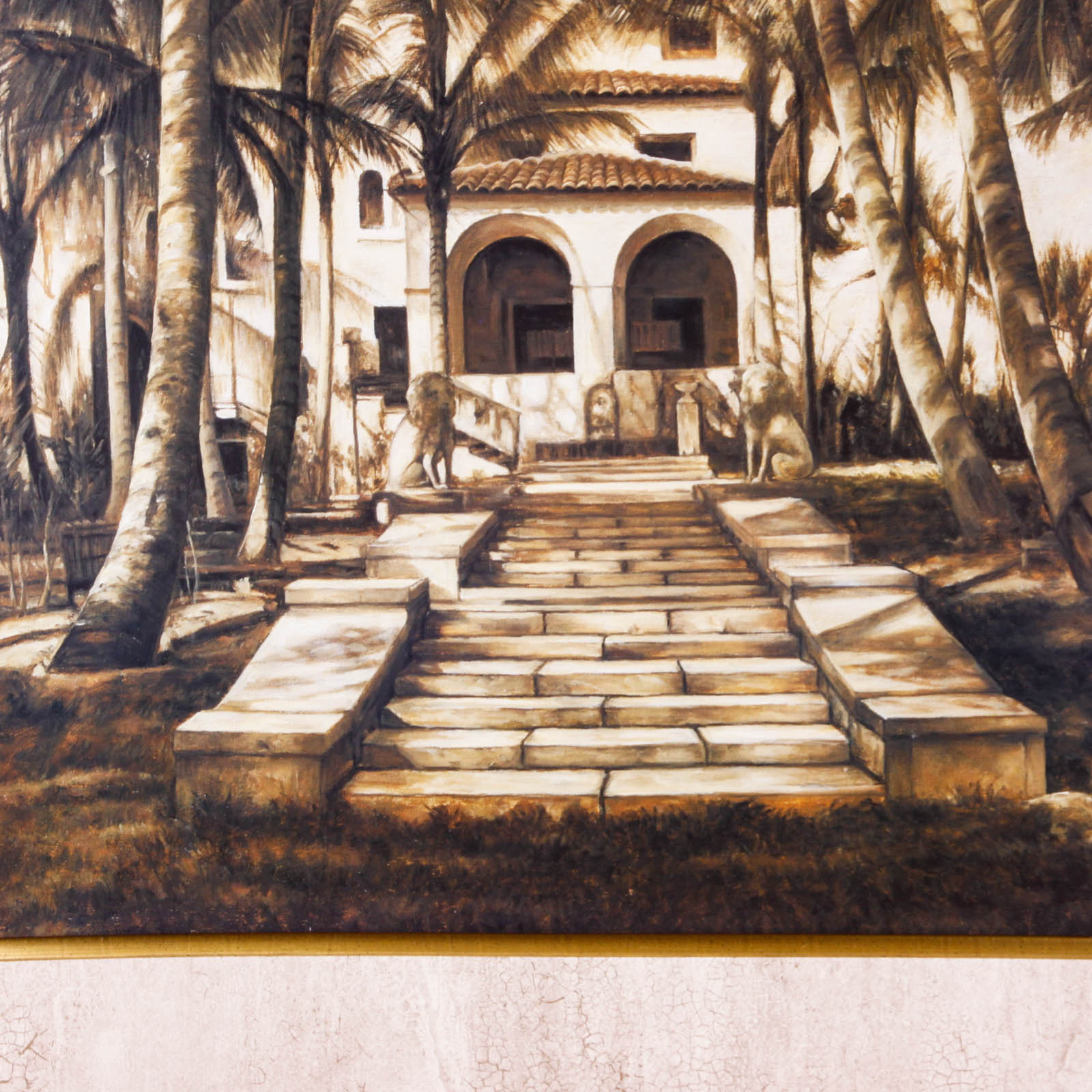 David Parks "Entry to Villa" Framed Giclée