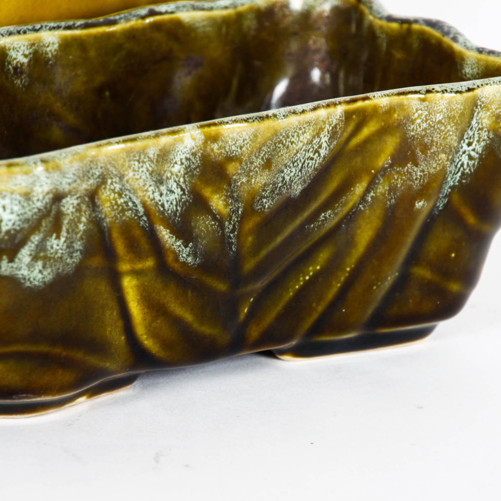 Two Vintage Brush and McCoy Ceramic Planters