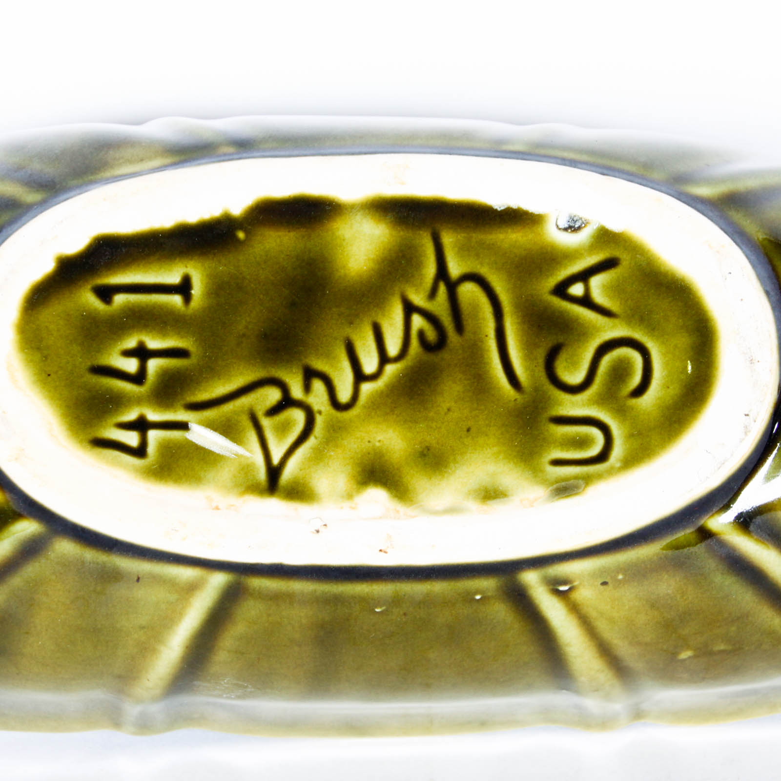 Two Vintage Brush and McCoy Ceramic Planters