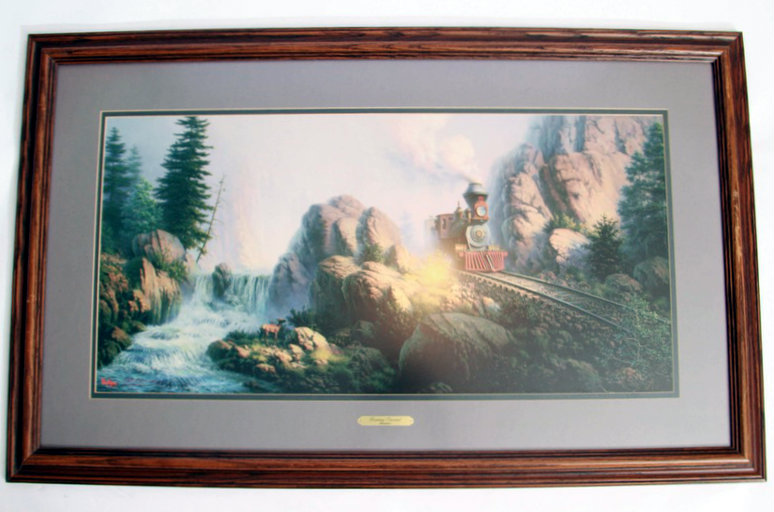 Signed Limited Edition Windberg Print "Roaring Onward"