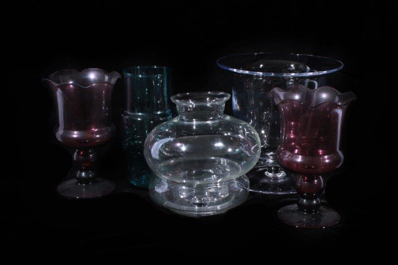 Collection of Handblown Glass Vases