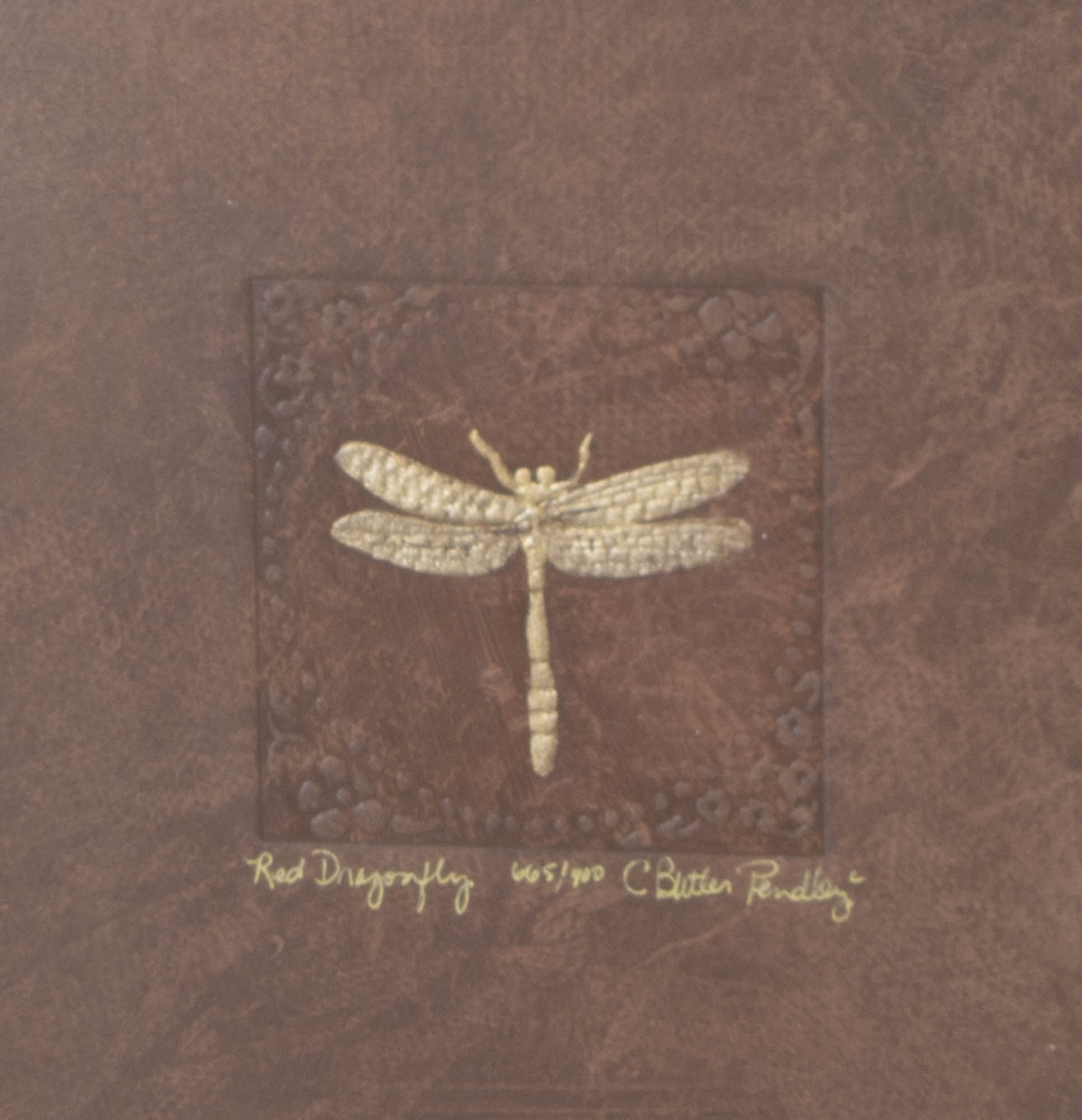 Pair of C. Butler Pendley Embossed Artwork