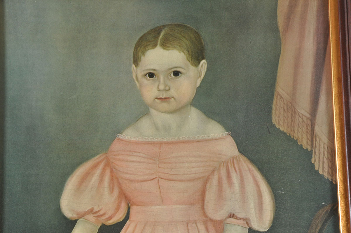 Vintage Ethan Allen Reproduction of JW Stock "Mary Jane Smith" Portrait