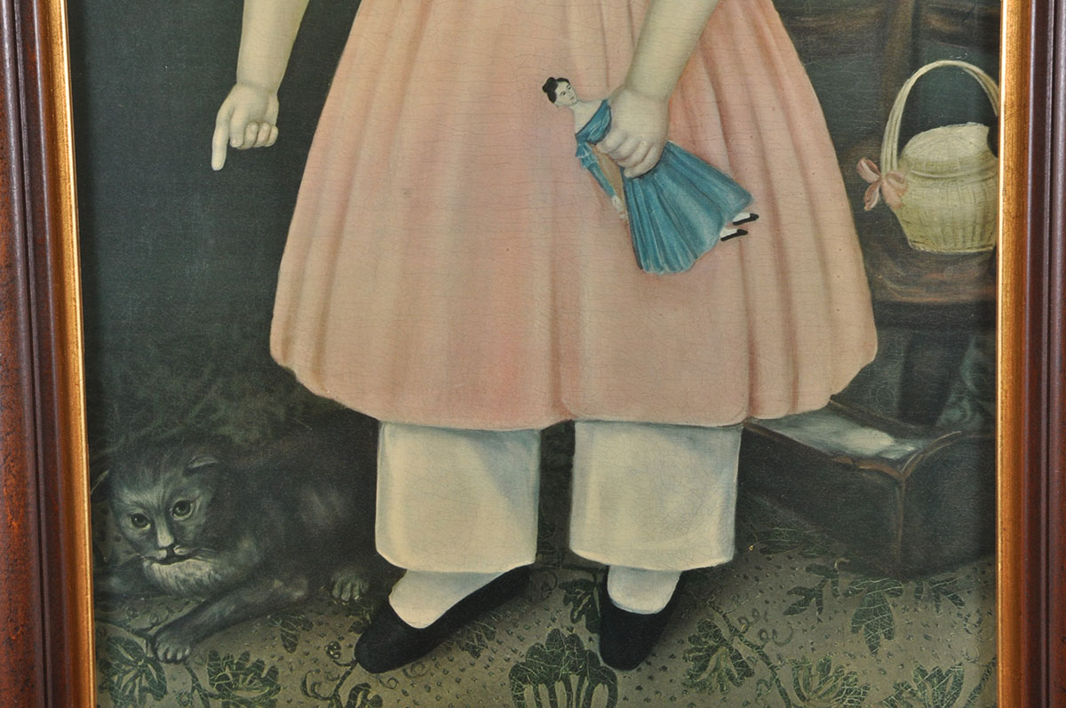 Vintage Ethan Allen Reproduction of JW Stock "Mary Jane Smith" Portrait