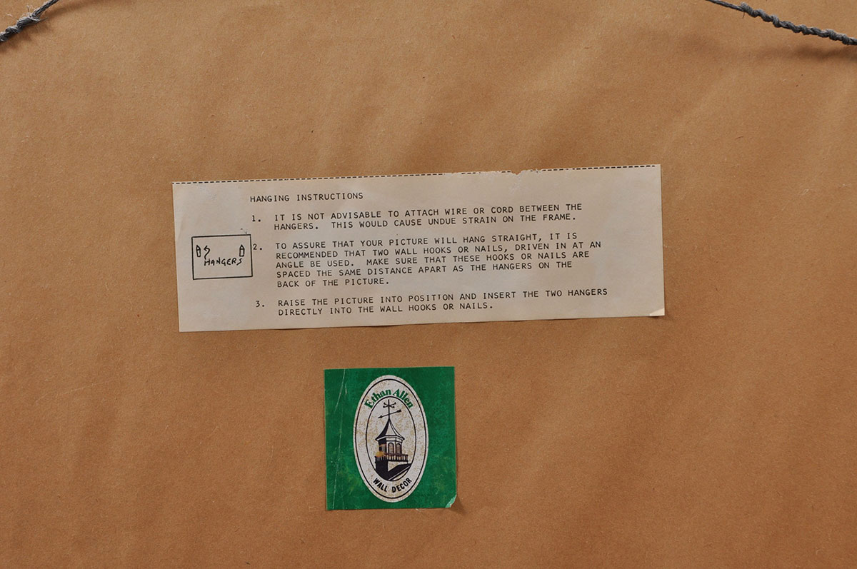 Vintage Ethan Allen Reproduction of JW Stock "Mary Jane Smith" Portrait