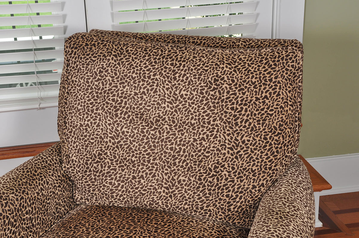 Animal Print Upholstered Easy Chair from Arhaus Furniture