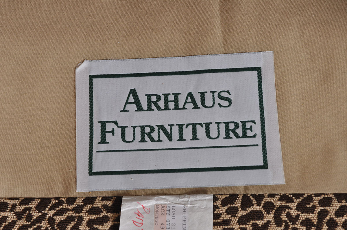 Animal Print Upholstered Easy Chair from Arhaus Furniture