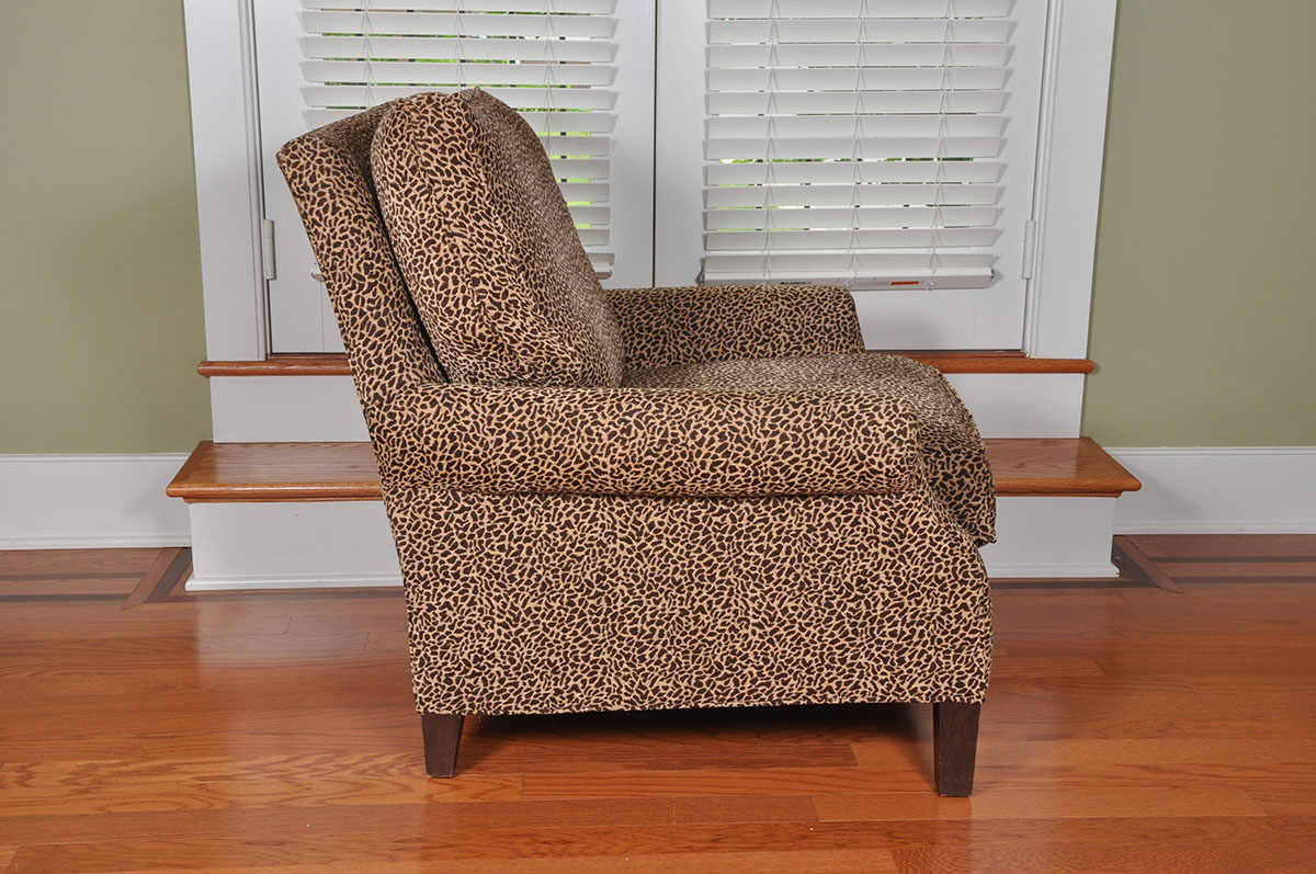 Animal Print Upholstered Easy Chair from Arhaus Furniture