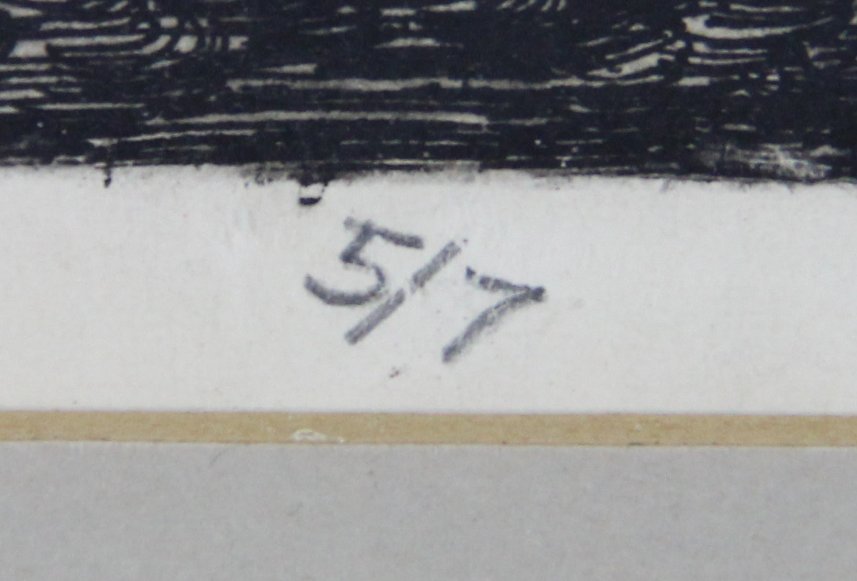 "Up Up And Away" Woodblock Print