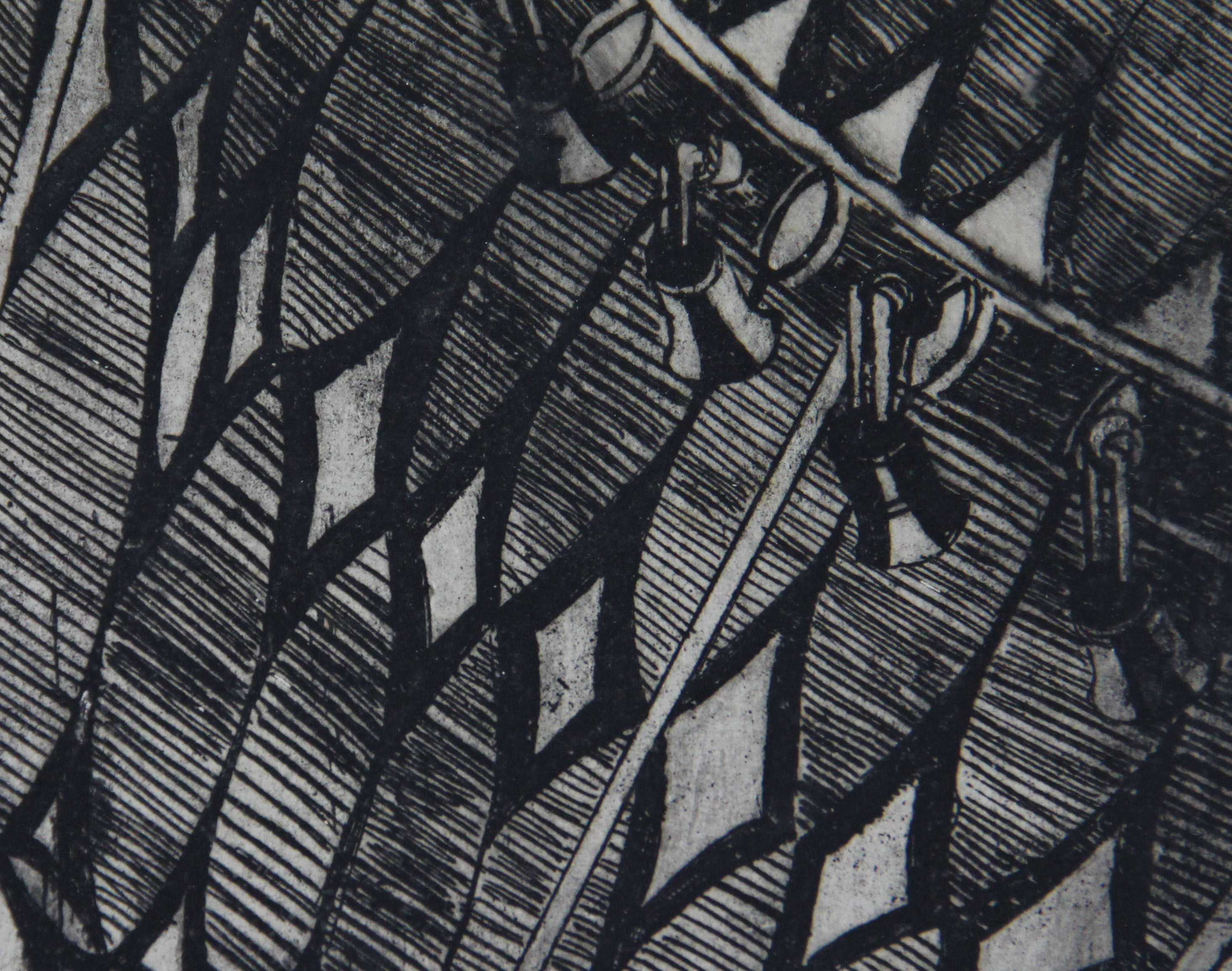 "Up Up And Away" Woodblock Print