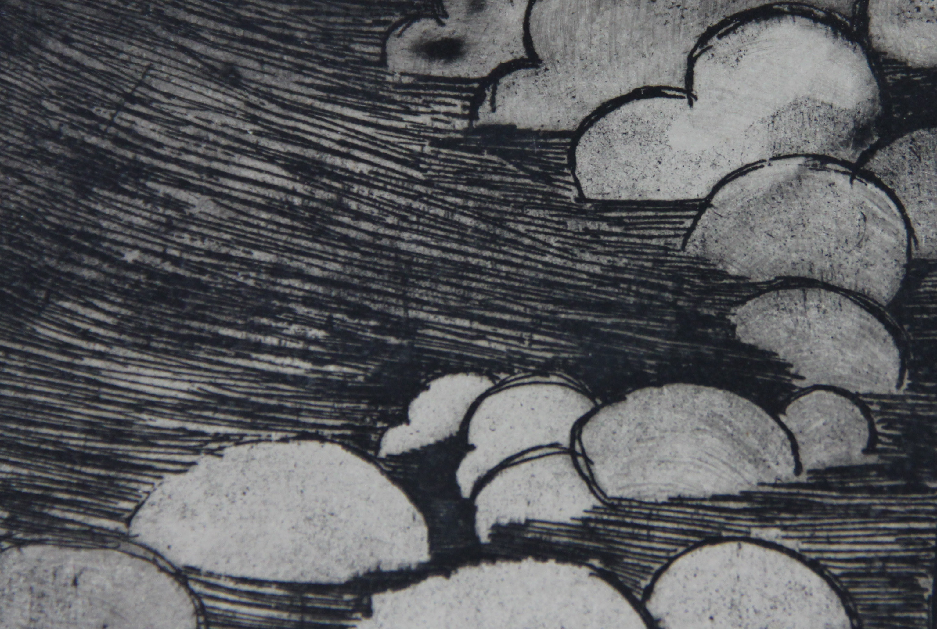 "Up Up And Away" Woodblock Print