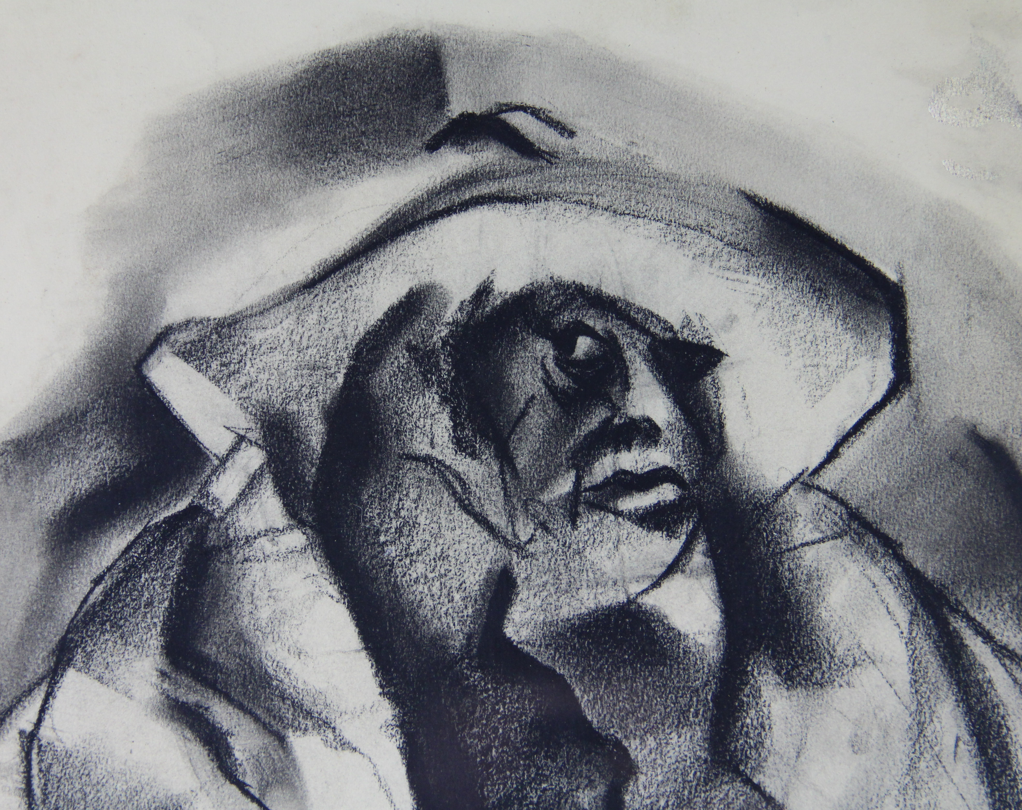 Orignial Charcoal Portrait by Charles Burns