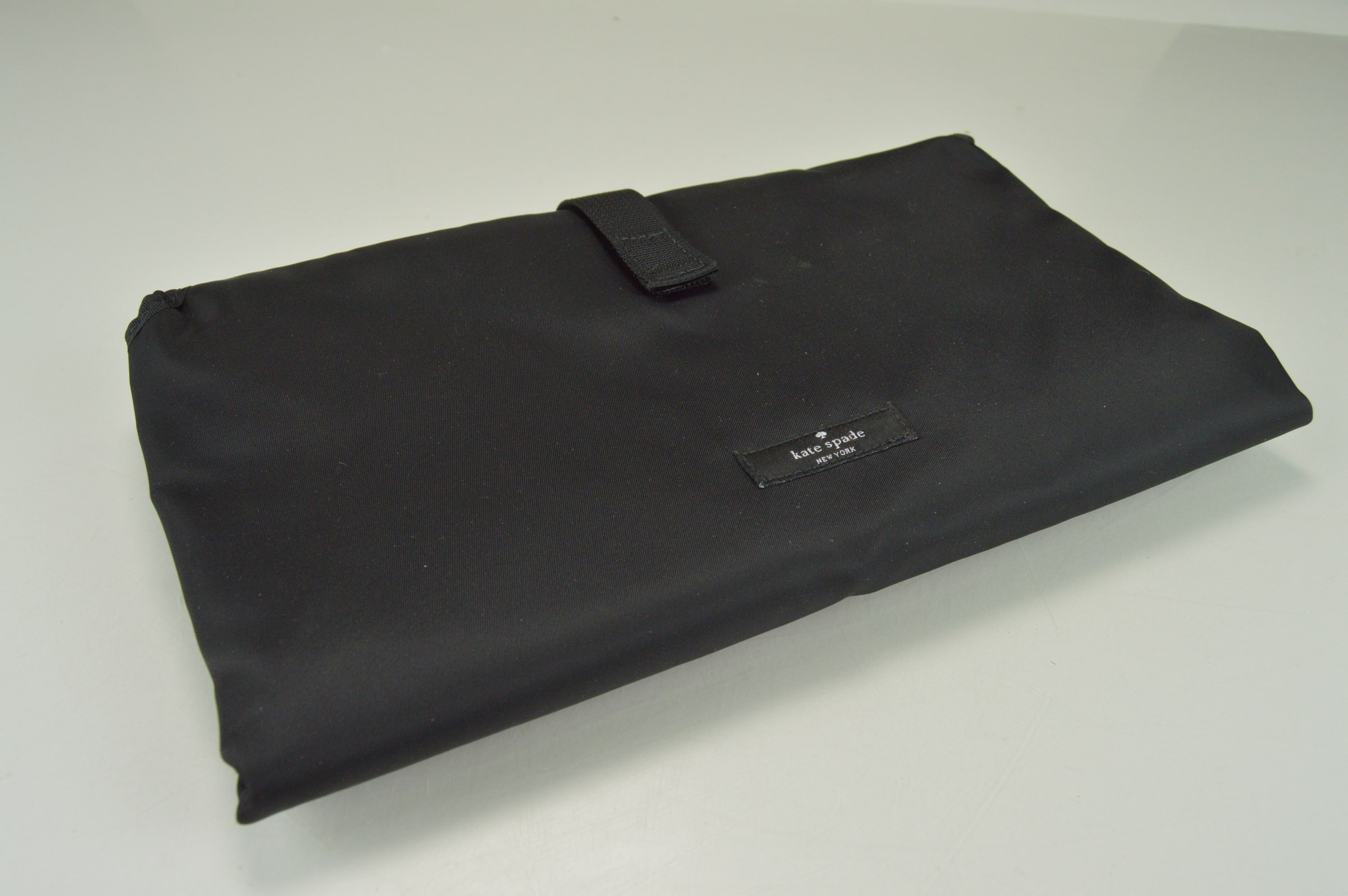 Kate Spade Black Nylon and Patent Leather Diaper Bag