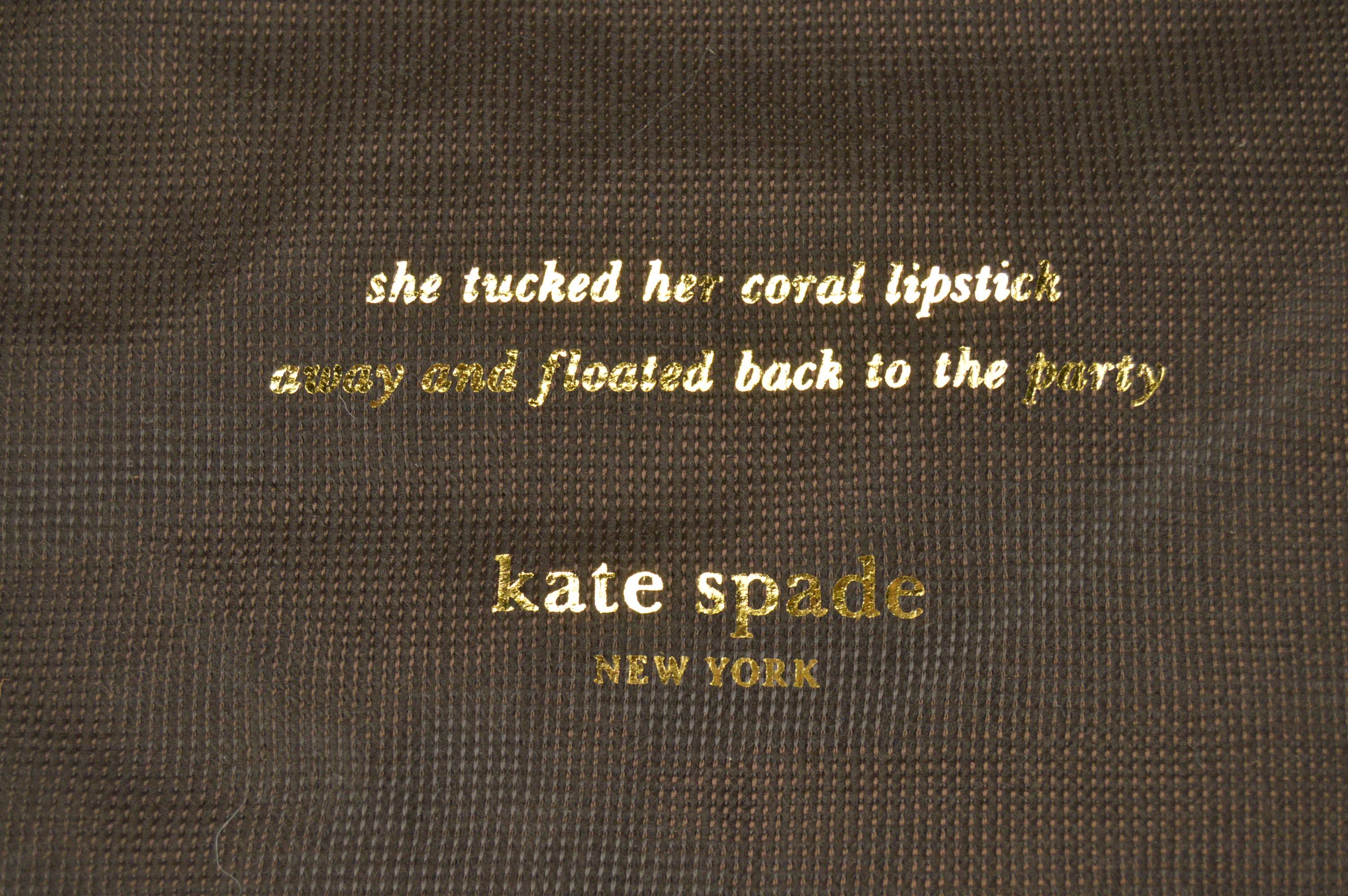 Kate Spade Black Nylon and Patent Leather Diaper Bag