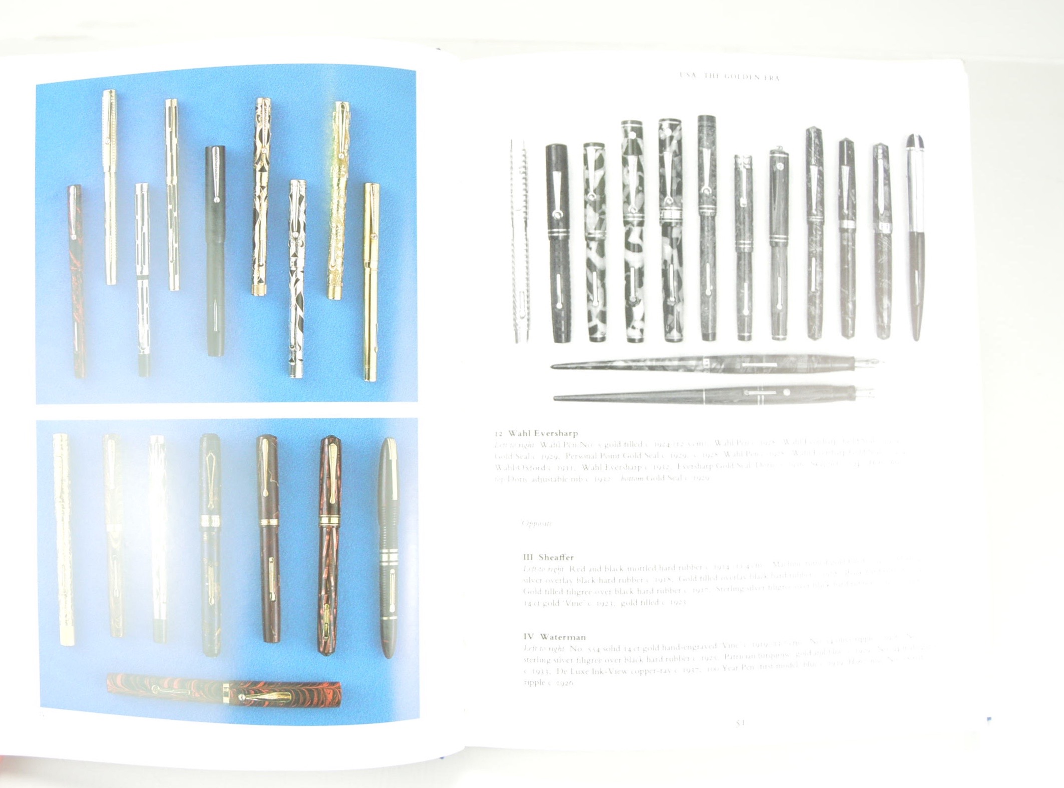 Collector's Fountain Pens, Pencils and Book