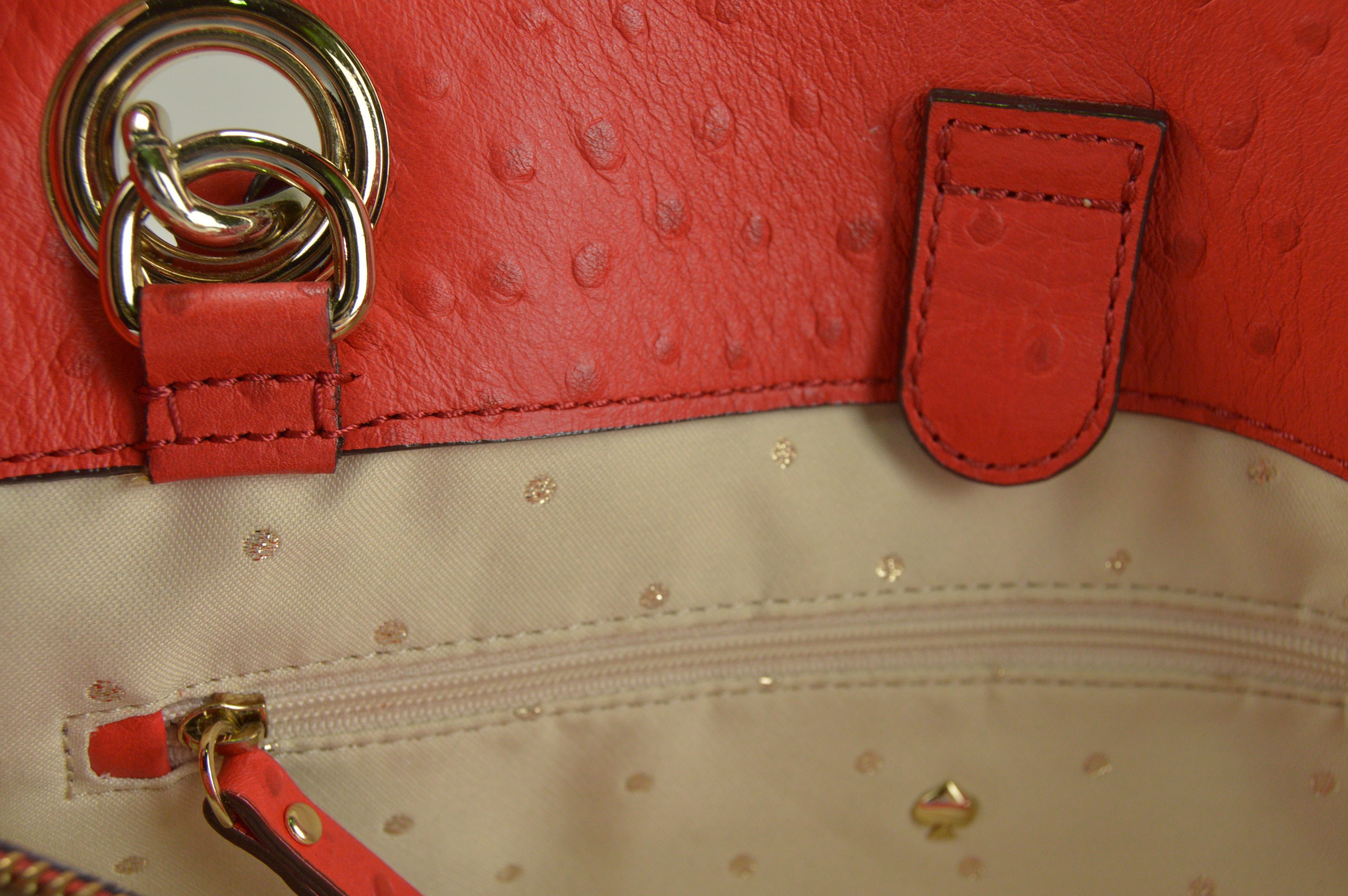 Kate Spade Red Leather Handbag