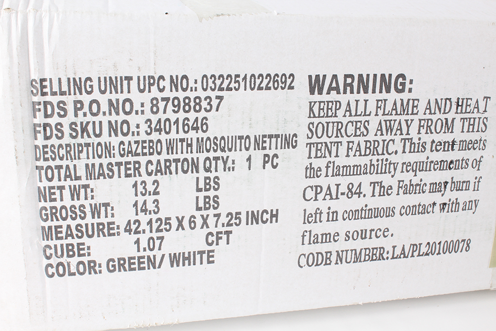 Outdoors by Design Gazebos with Mosquito Netting