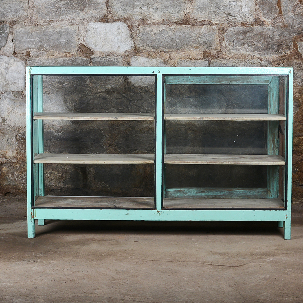 Vintage Turquoise Display Case