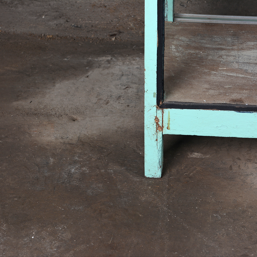 Vintage Turquoise Display Case