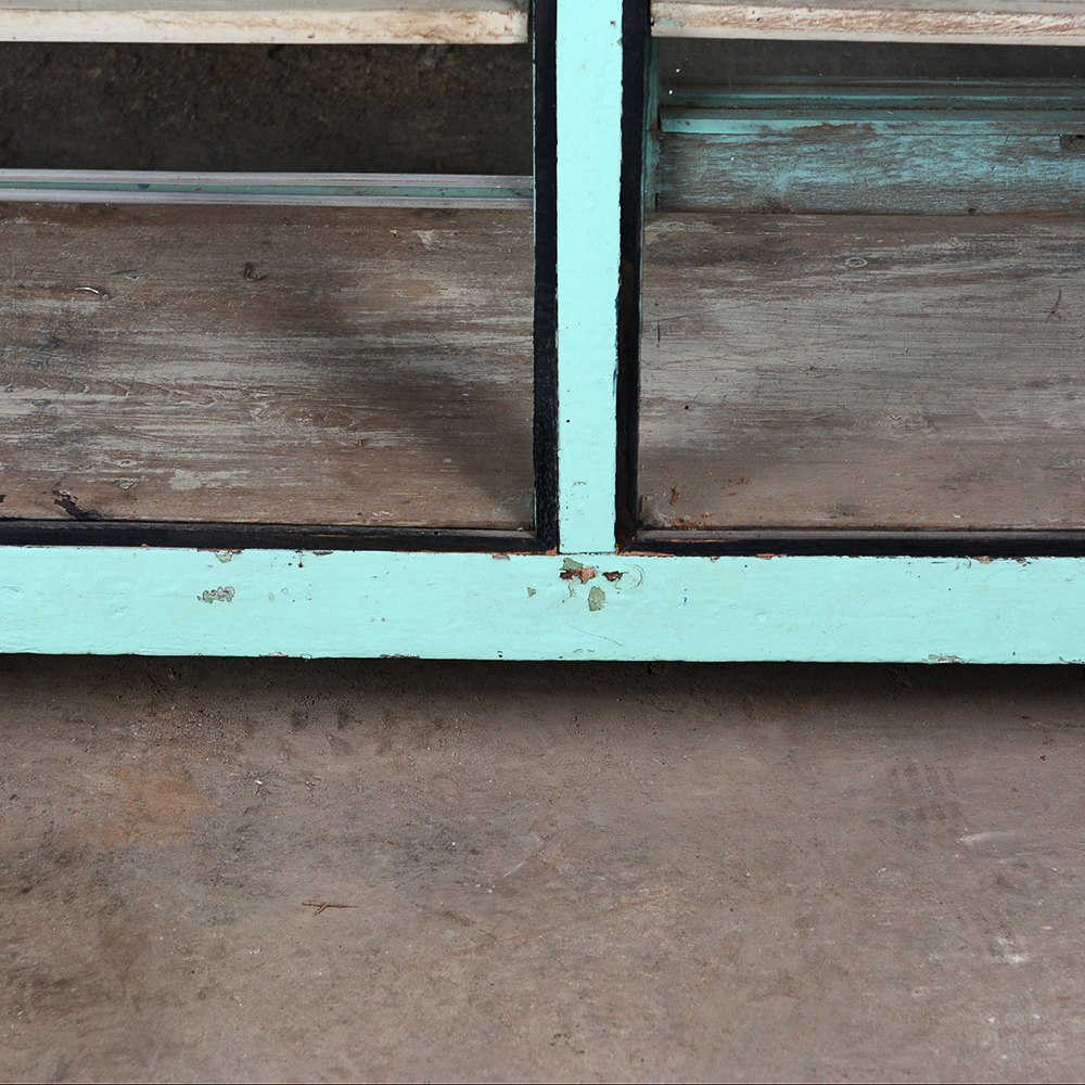 Vintage Turquoise Display Case