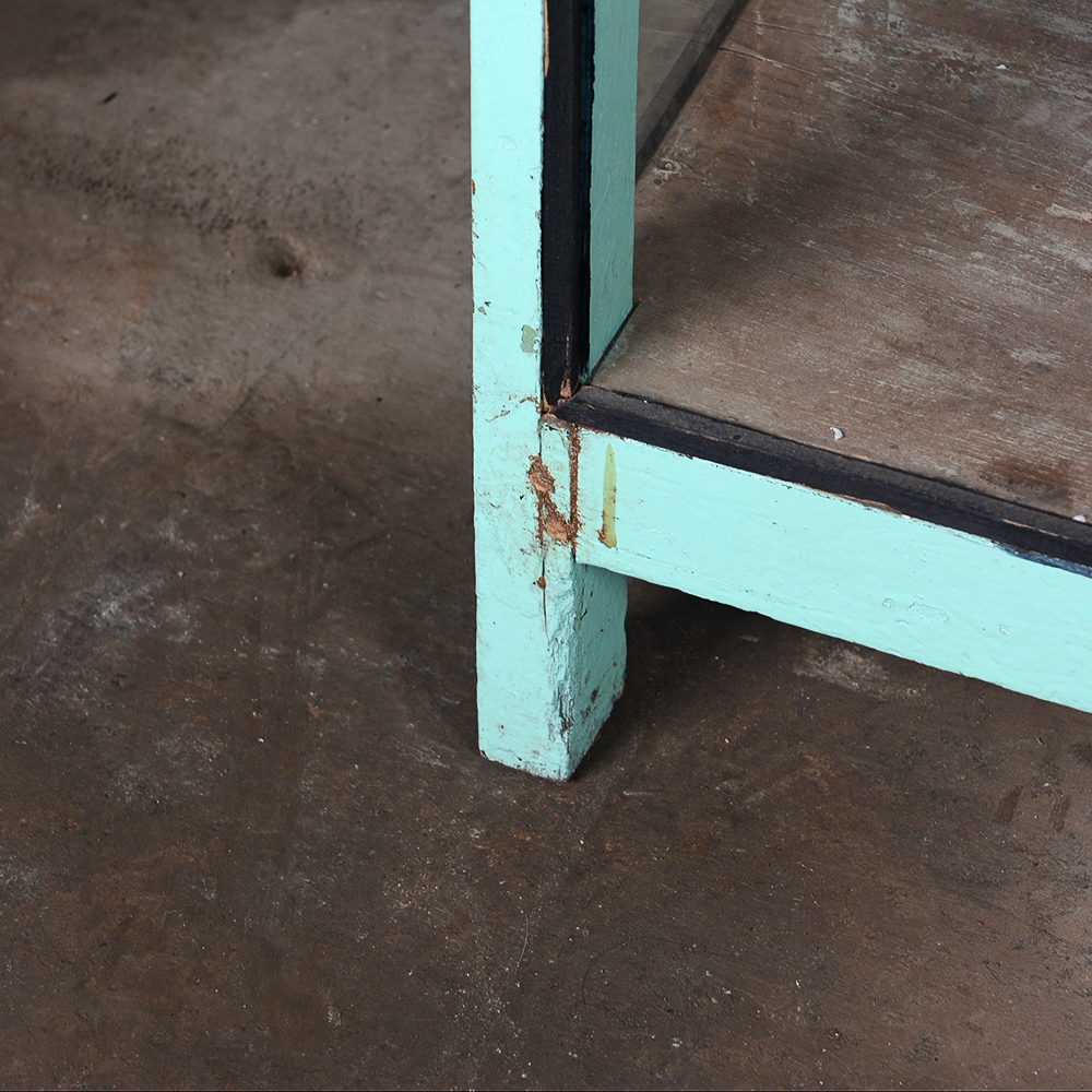Vintage Turquoise Display Case
