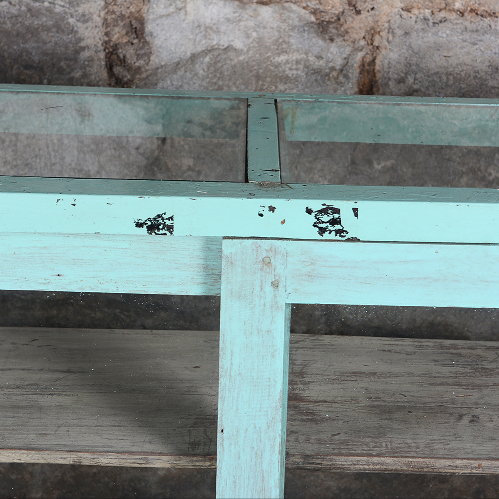 Vintage Turquoise Display Case