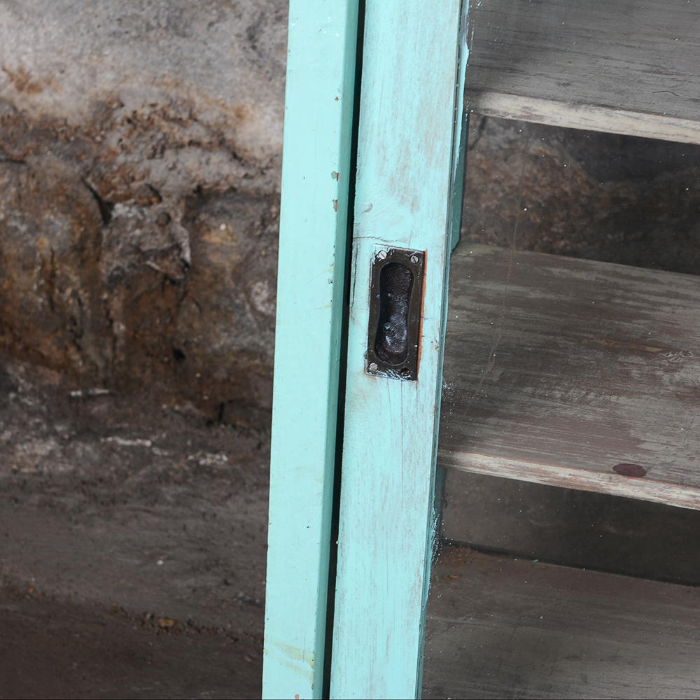 Vintage Turquoise Display Case