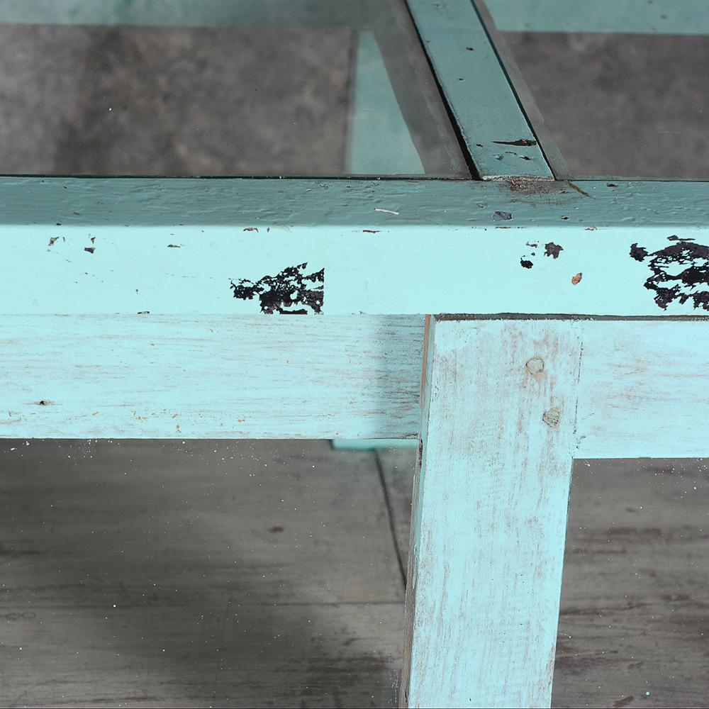 Vintage Turquoise Display Case