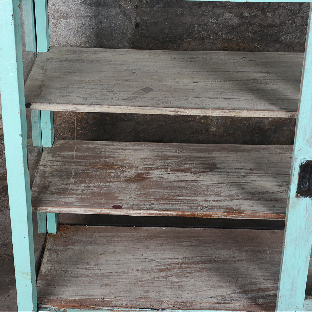 Vintage Turquoise Display Case