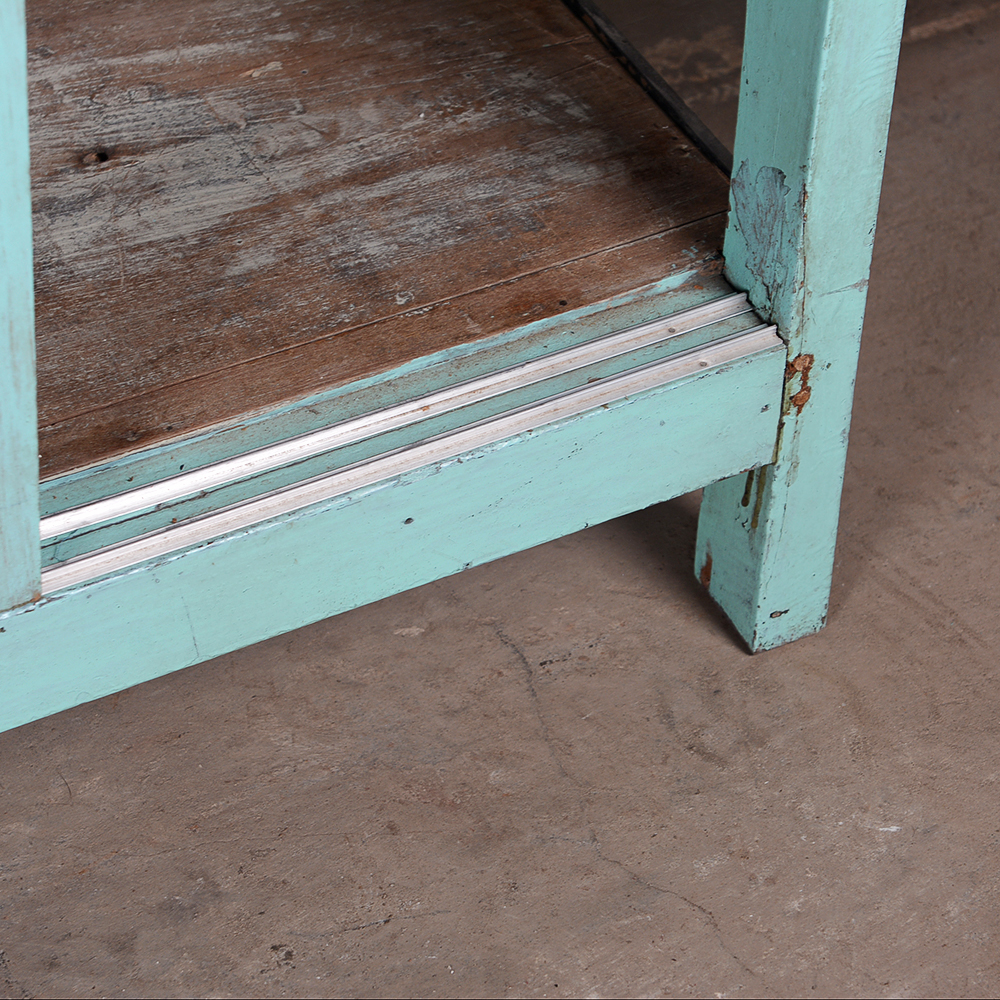 Vintage Turquoise Display Case