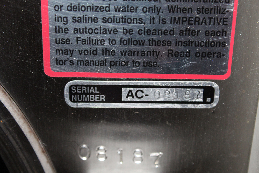 Pelton & Crane Validator Plus Autoclave Sterilizer