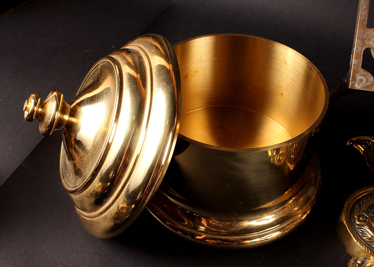 Grouping of Brass Decor