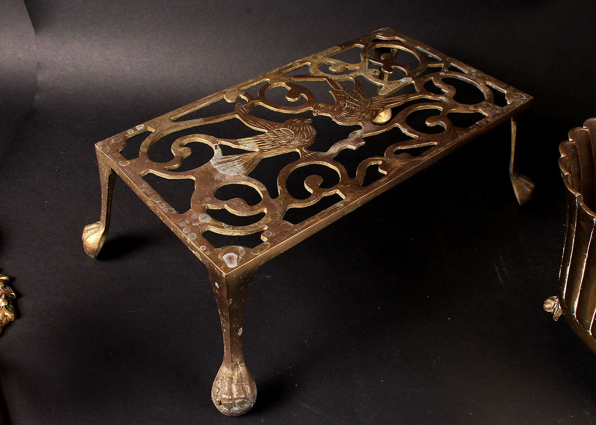 Grouping of Brass Decor