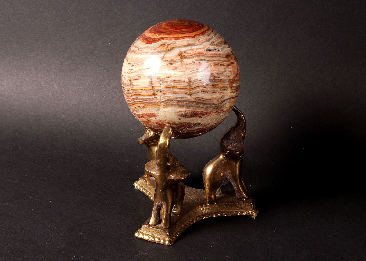 Grouping of Brass Decor